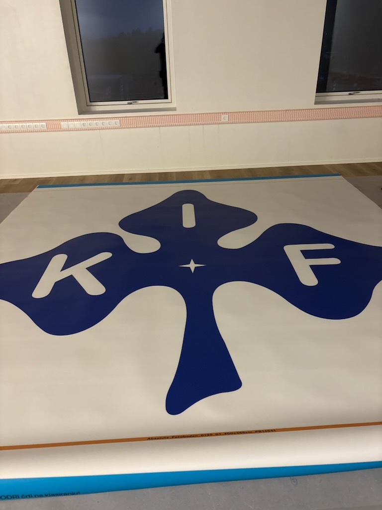 Nyt logogulv til KIF Kolding leveret af Fotogulve.dk!