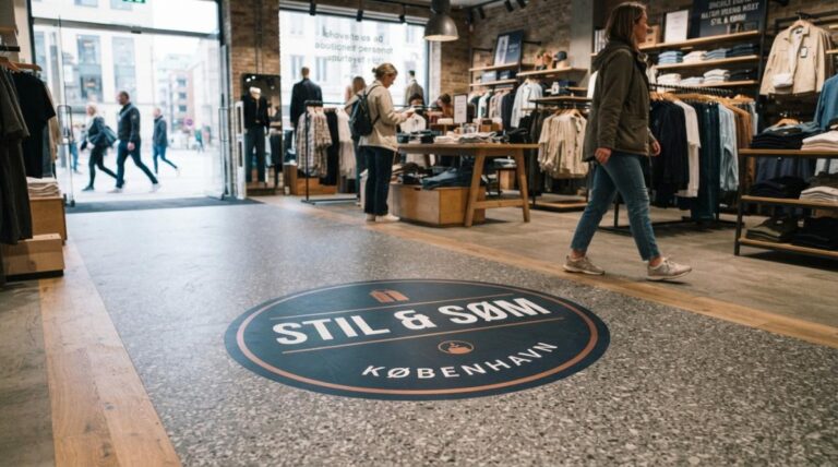 Skræddersyet gulv med logo til butik: Komplet guide