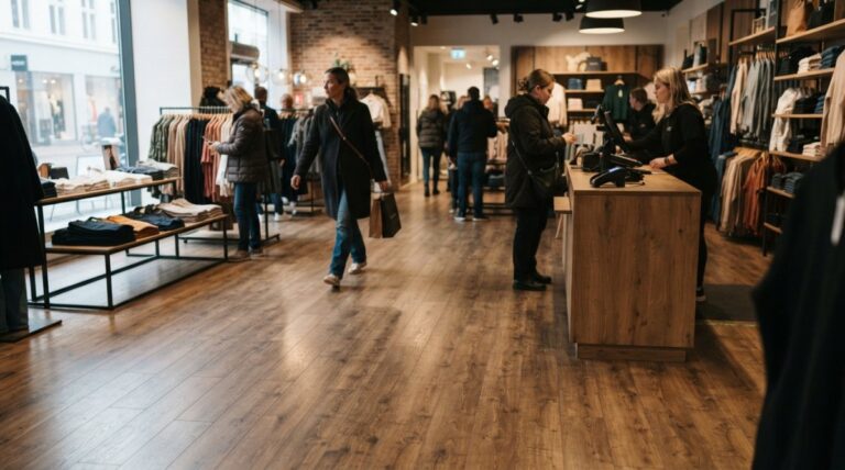 Slidstærkt vinylgulv til butik: Den komplette guide