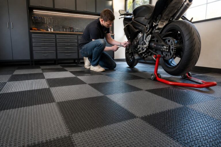 Hvorfor vælge PVC-fliser til garage