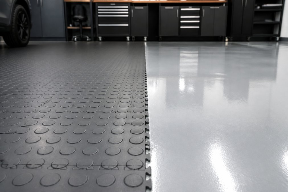 pvc fliser vs epoxy til vaerksted sammenligning 2026 1786244153