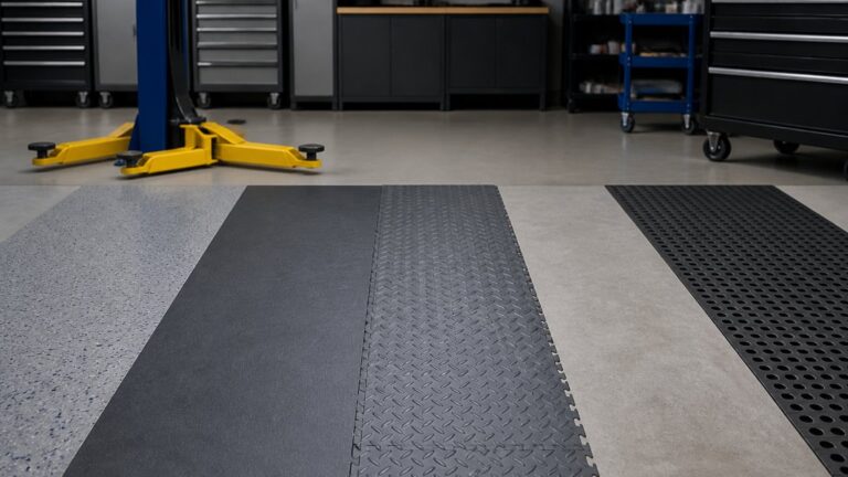 Bedste garagegulv til værksted med tung belastning