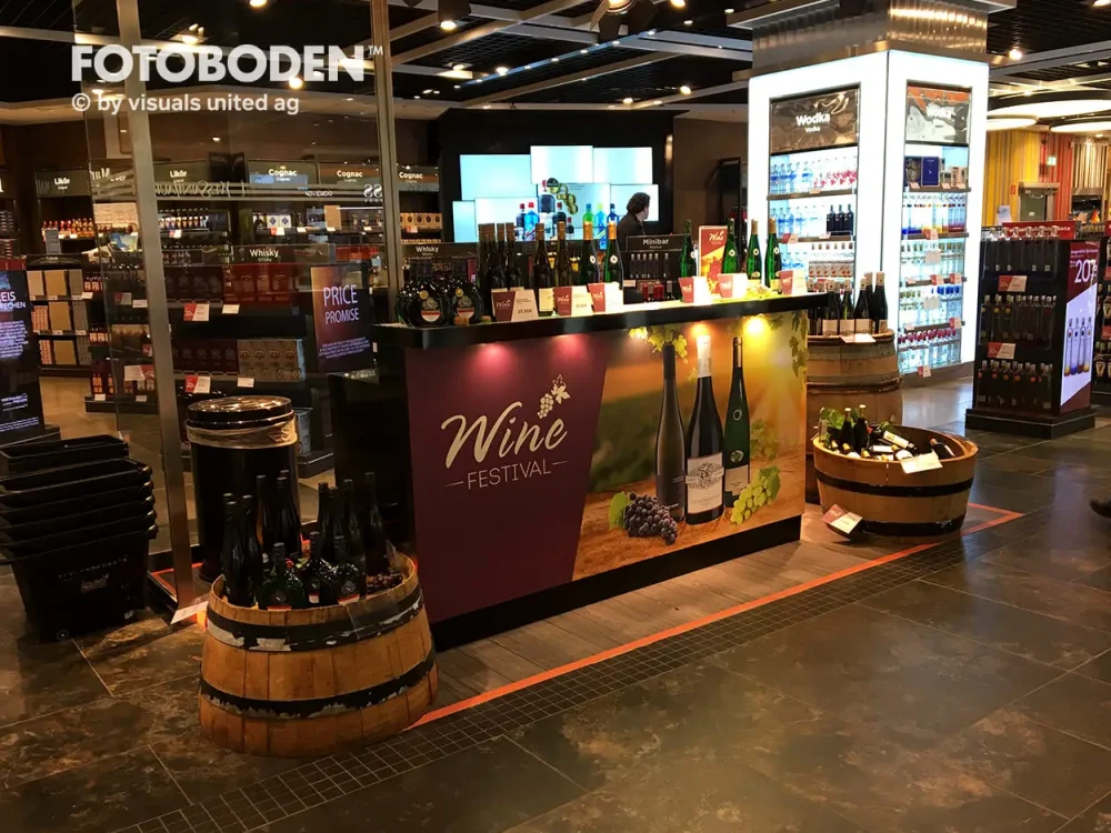 Messestand - vin -fotogulve